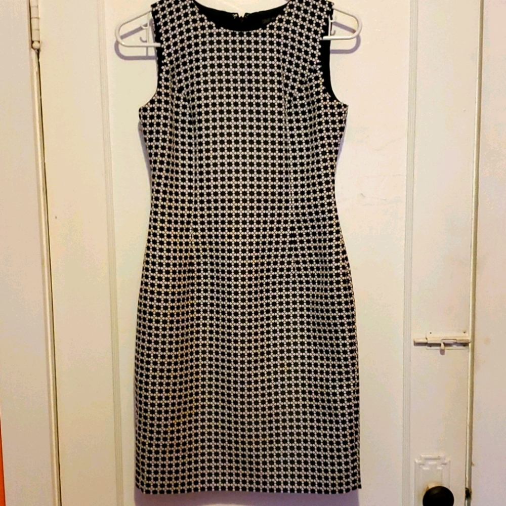 Brooks Brothers Navy & White Career Dress